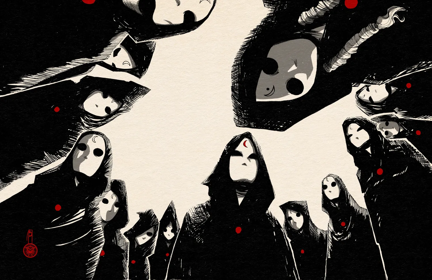 Seven Years in Darkness Year Three 1 tegneseriehefte Cover B wraparound