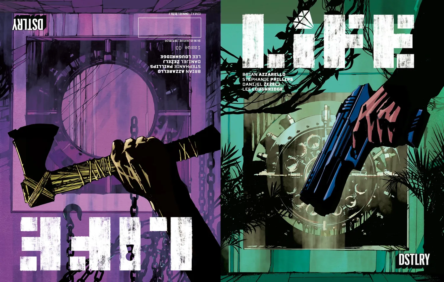 DSTLRY Life nr. 3 Cover A Zezelj hefte sci-fi flipbook