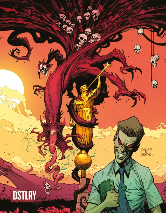 DSTLRY The Missionary #1 hefte Cover J horror
