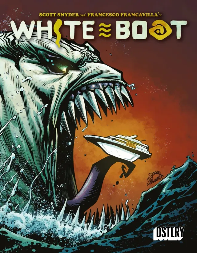DSTLRY White Boat 1 Cover F hefte Stegman skrekk