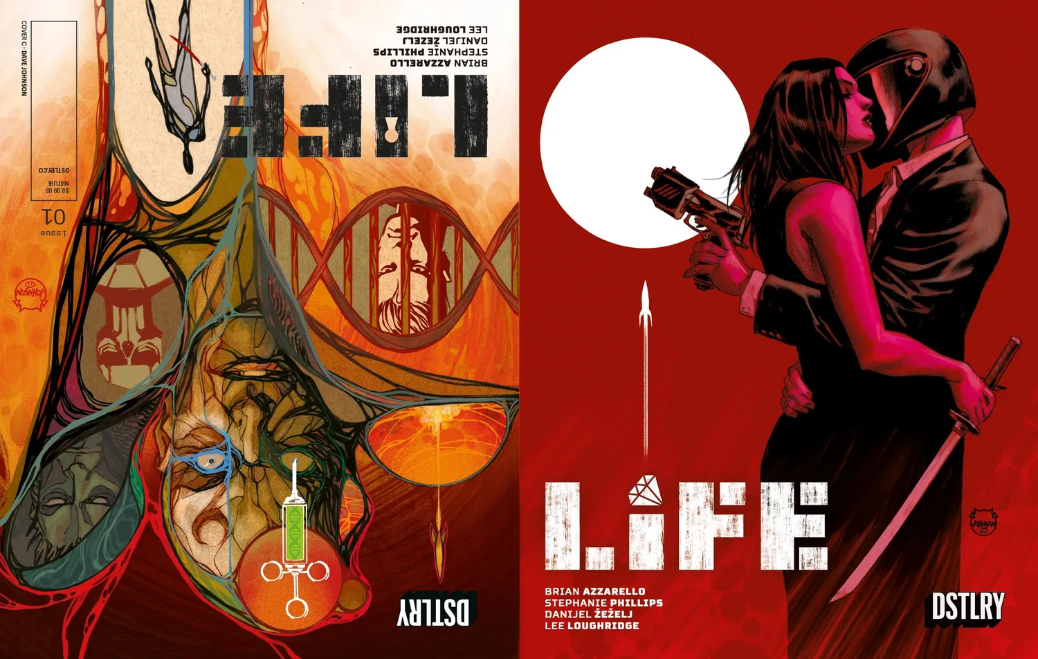 DSTLRY Life #1 Cover C Johnson hefte fysisk sci-fi