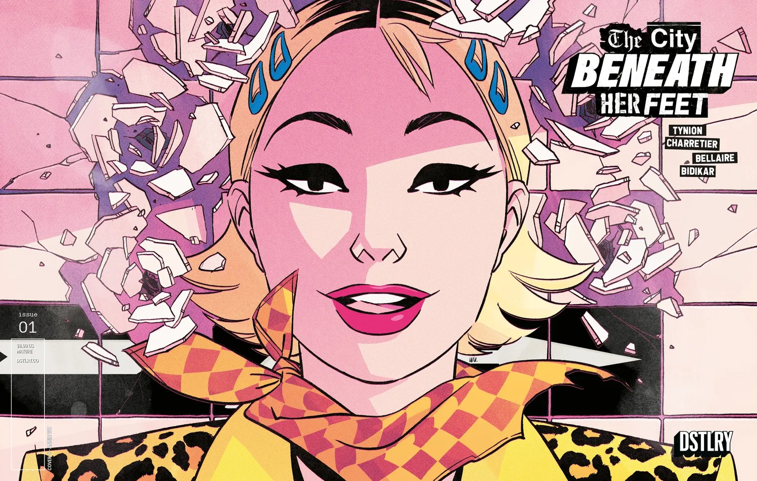 DSTLRY City Beneath Her Feet #1 Cover C Wu hefte fysisk