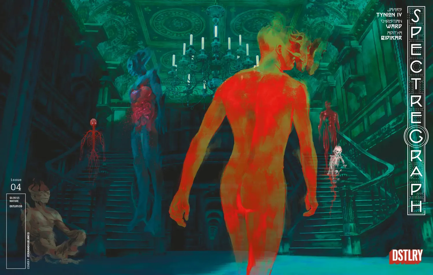 DSTLRY Spectregraph #4 hefte Cover F horror