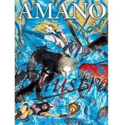 Yoshitaka Amano Illustrations kunstbok Final Fantasy