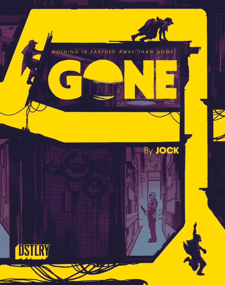 DSTLRY Gone Deluxe samlebind hardcover signert Jock