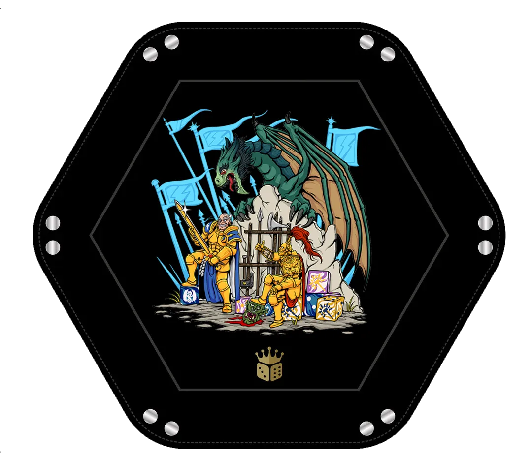Baron of Dice Golden Boys terningbrett PU-skinn