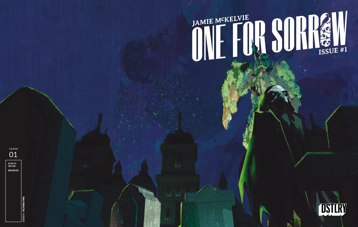 DSTLRY One For Sorrow #1 Cover H Ying tegneseriehefte thriller