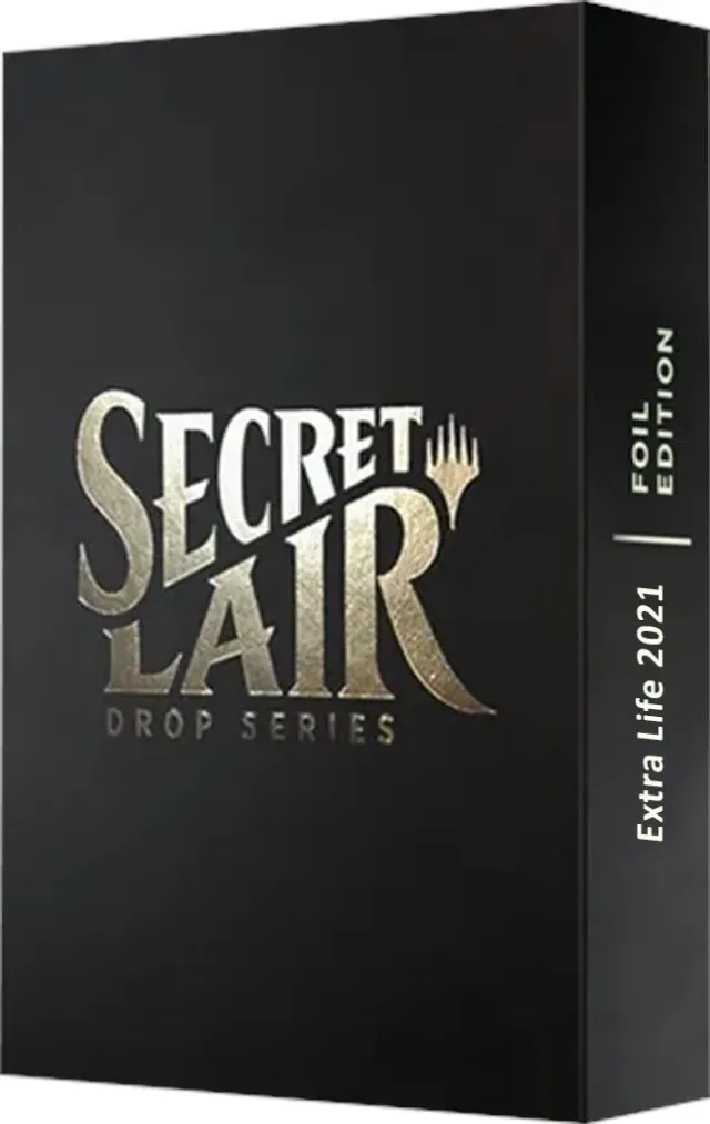 Magic Secret Lair Extra Life 2021 kortsett foil engelsk uåpnet