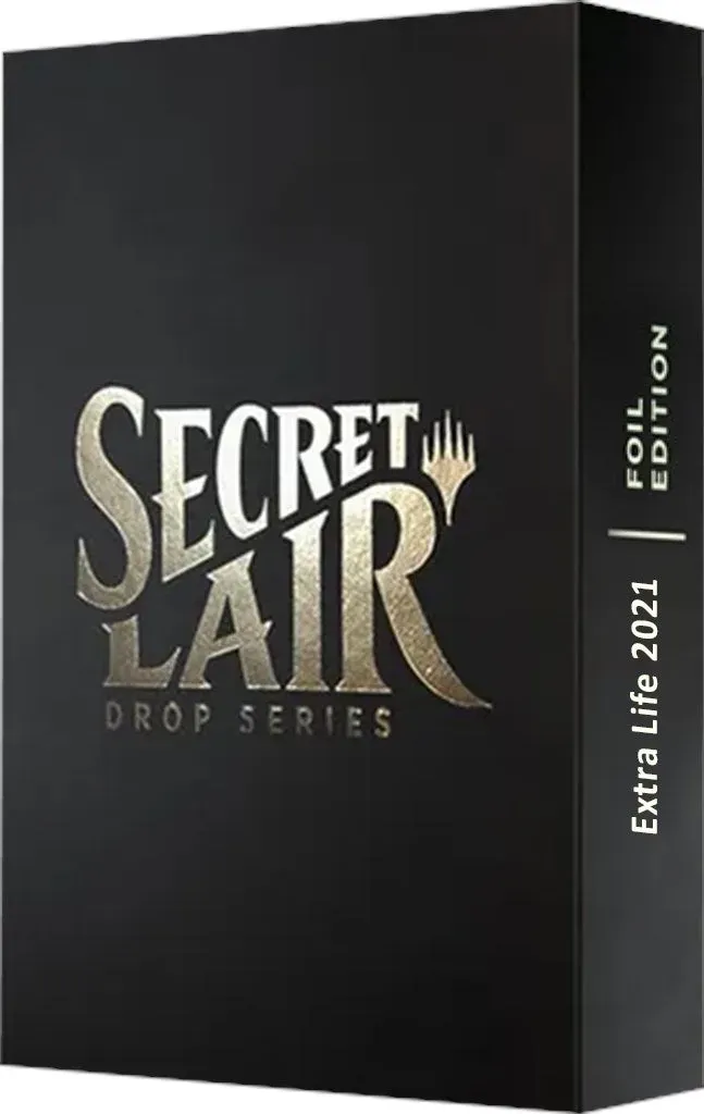 Magic Secret Lair Extra Life 2021 kortsett foil engelsk uåpnet