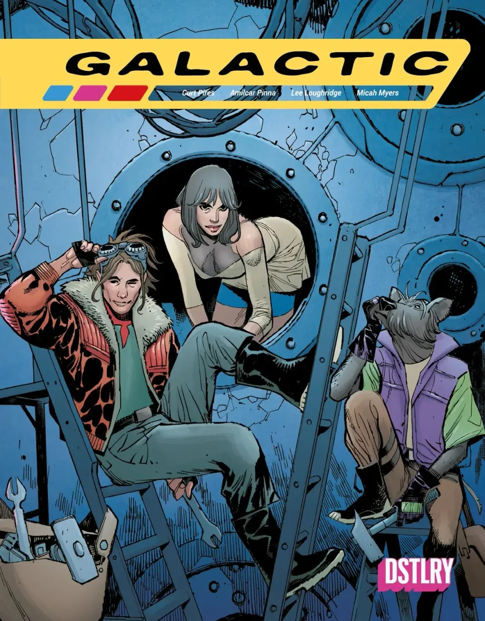 DSTLRY Galactic 1 tegneseriehefte Cover E Pichelli