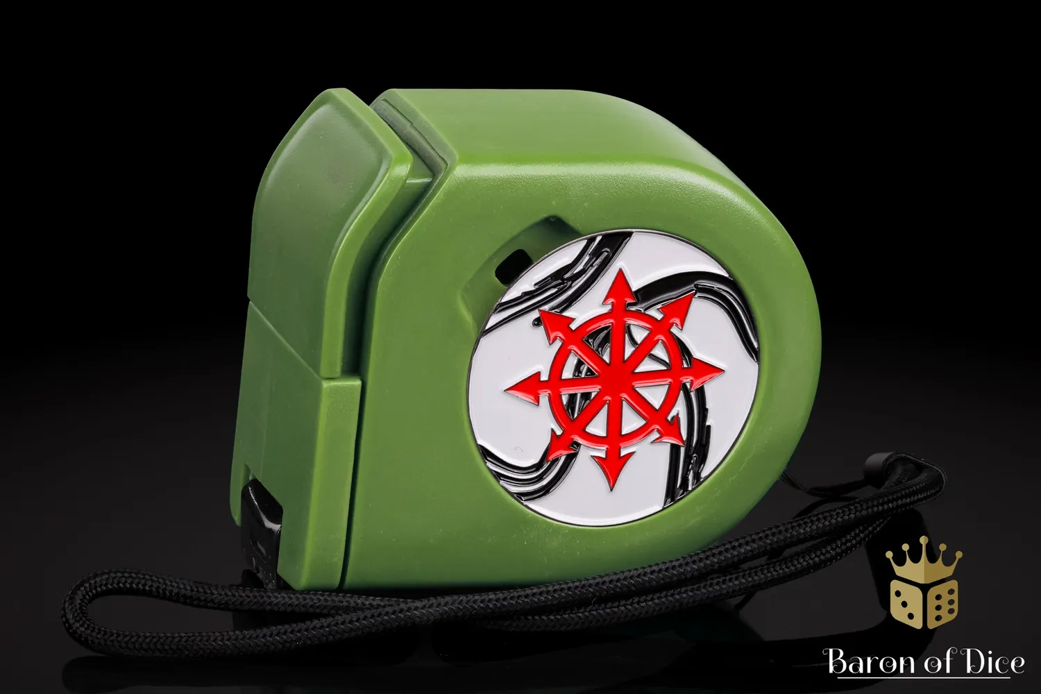 Baron of Dice Marbled Chaos Star målebånd wargaming