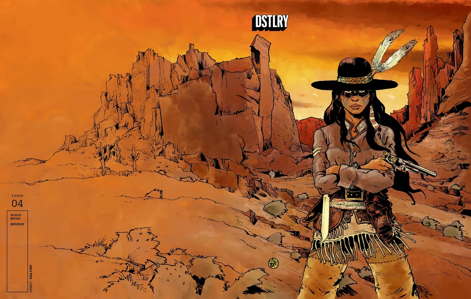 DSTLRY The Blood Brothers Mother #4 hefte Cover F Pope western