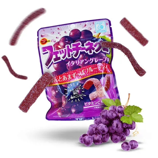 Bourbon Fettuccine Italian Grape vingummi 50 g drue
