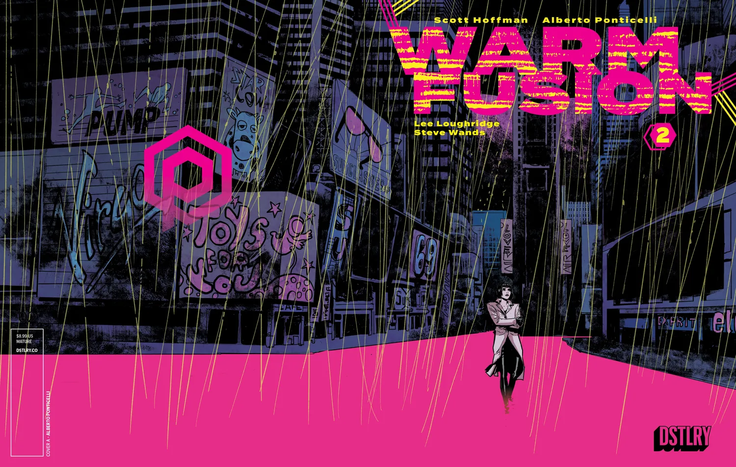 DSTLRY Warm Fusion nr 2 hefte Cover A Ponticelli sci-fi horror
