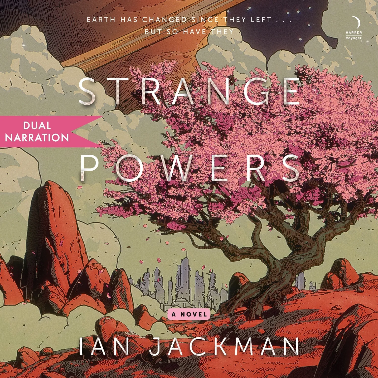 Wingbearer Saga Strange Powers bok paperback sci-fi