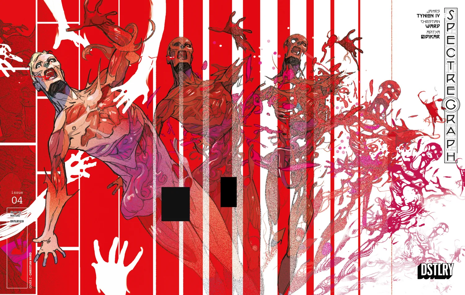 DSTLRY Spectregraph #4 Cover Z Ward tegneseriehefte avslutning