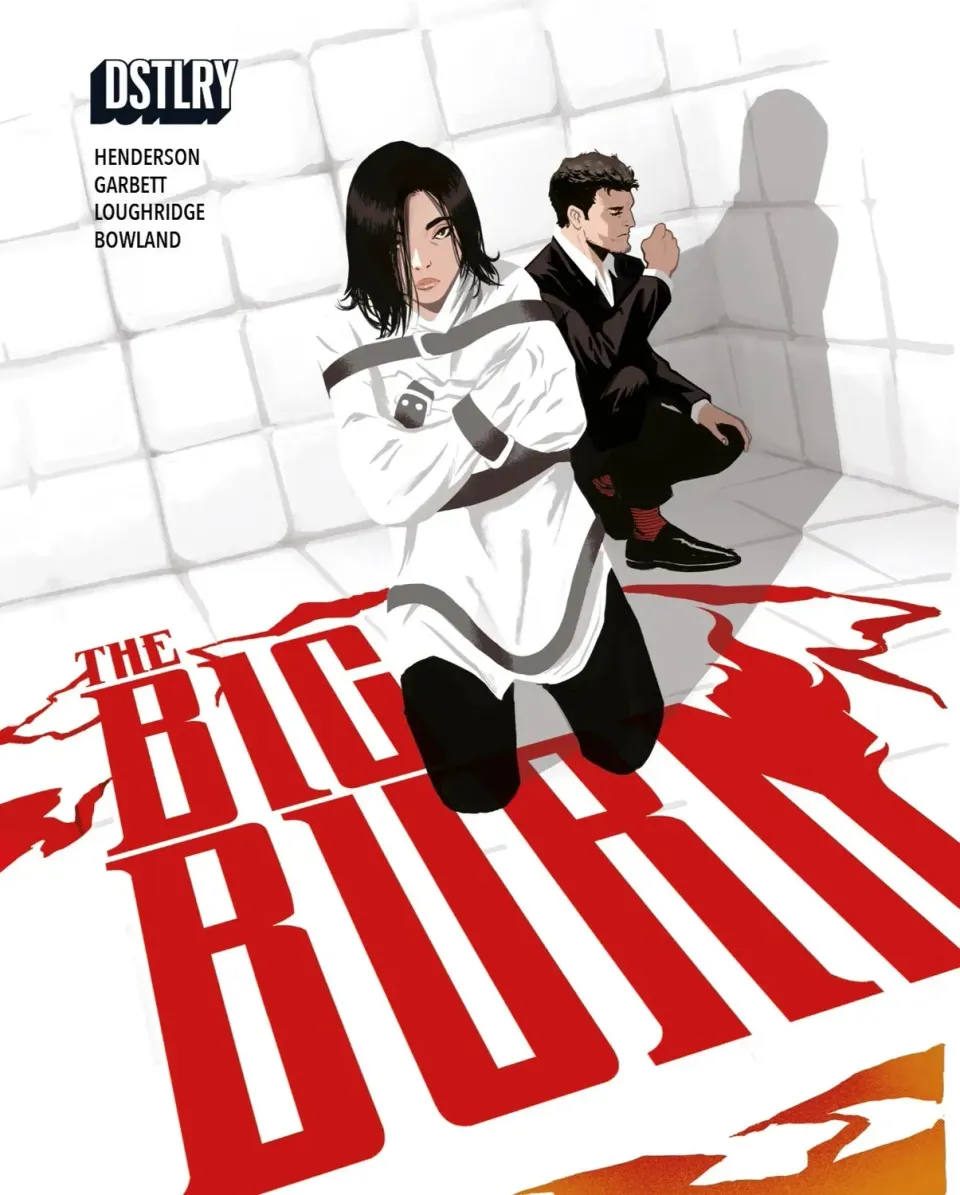 DSTLRY The Big Burn 2 hefte Cover B Garbett variant