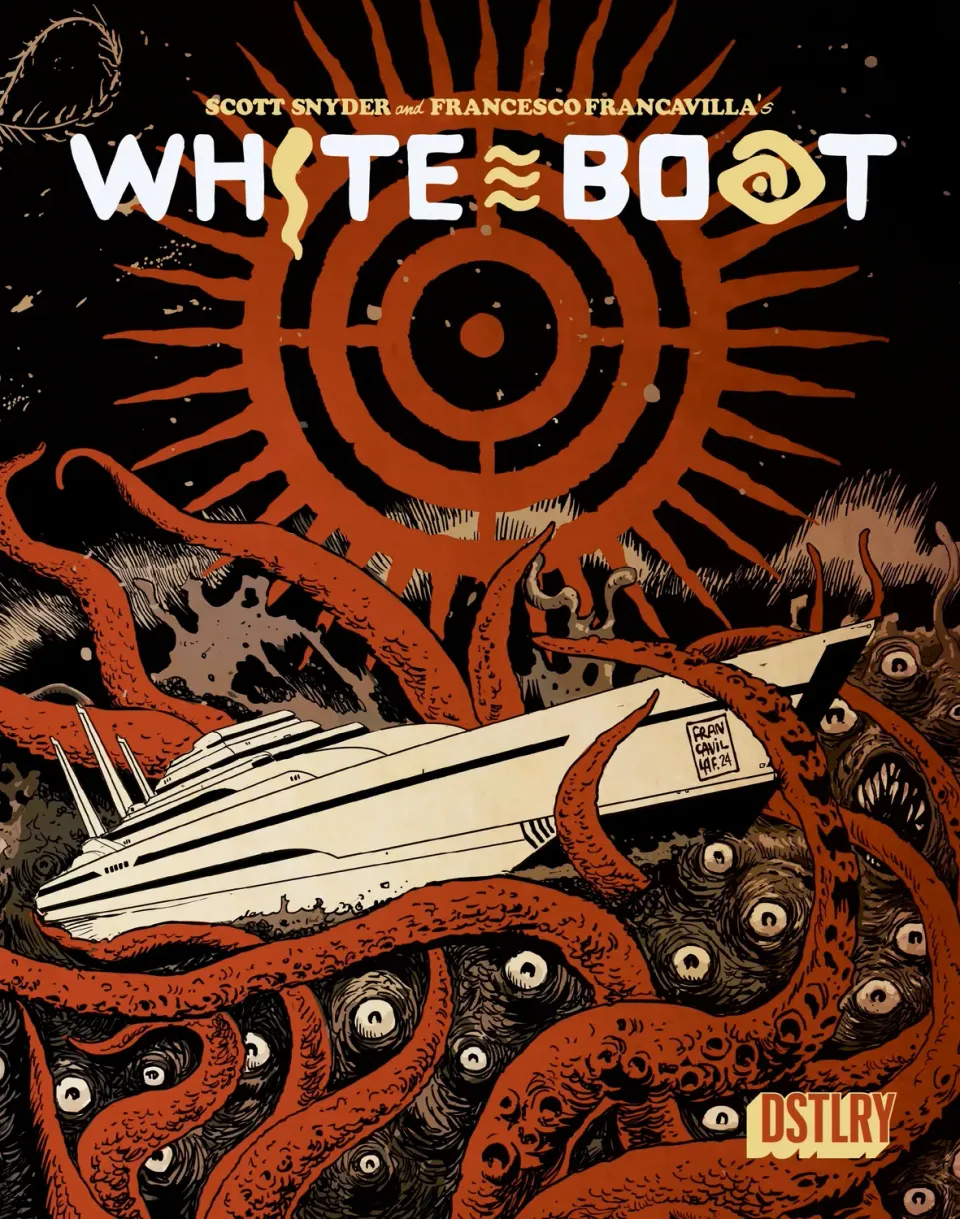 DSTLRY White Boat 3 Cover B tegneserie Lovecraft