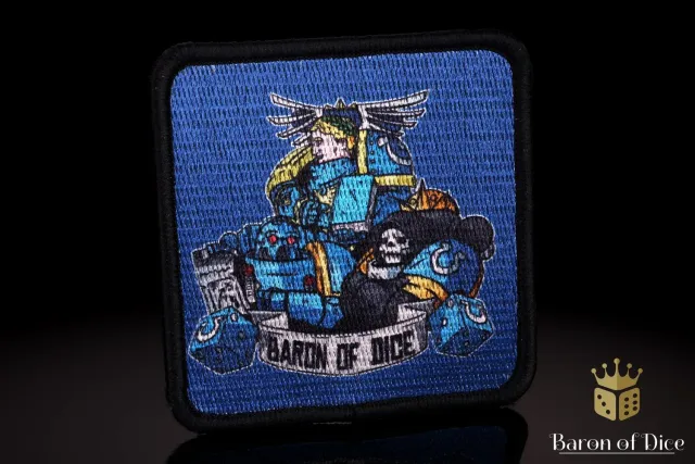 Baron of Dice Omega patch brodert 76 mm