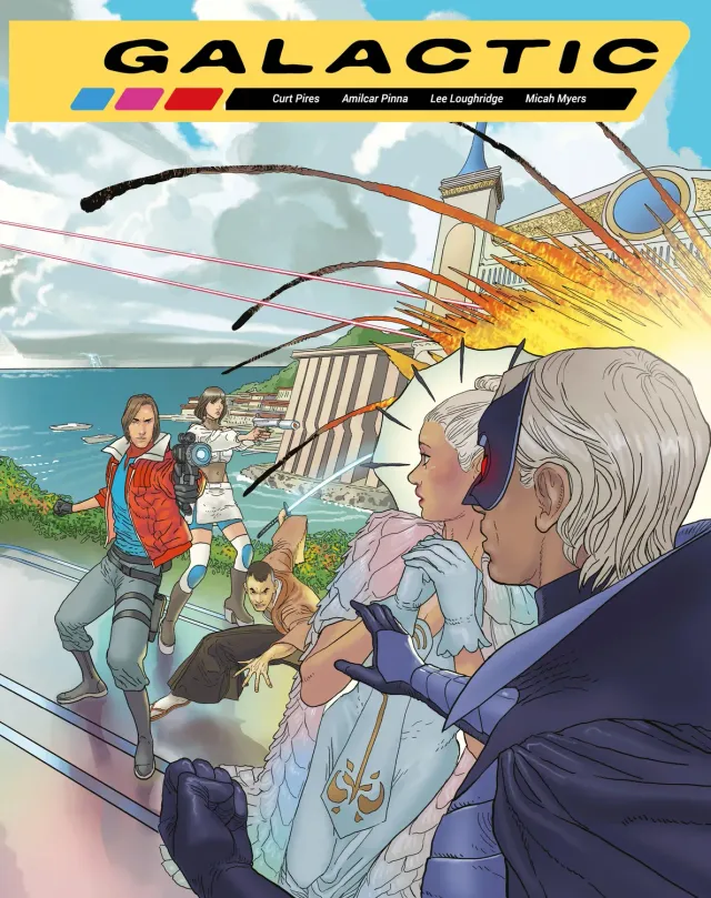 DSTLRY Galactic #3 Cover A Pinna hefte avslutning