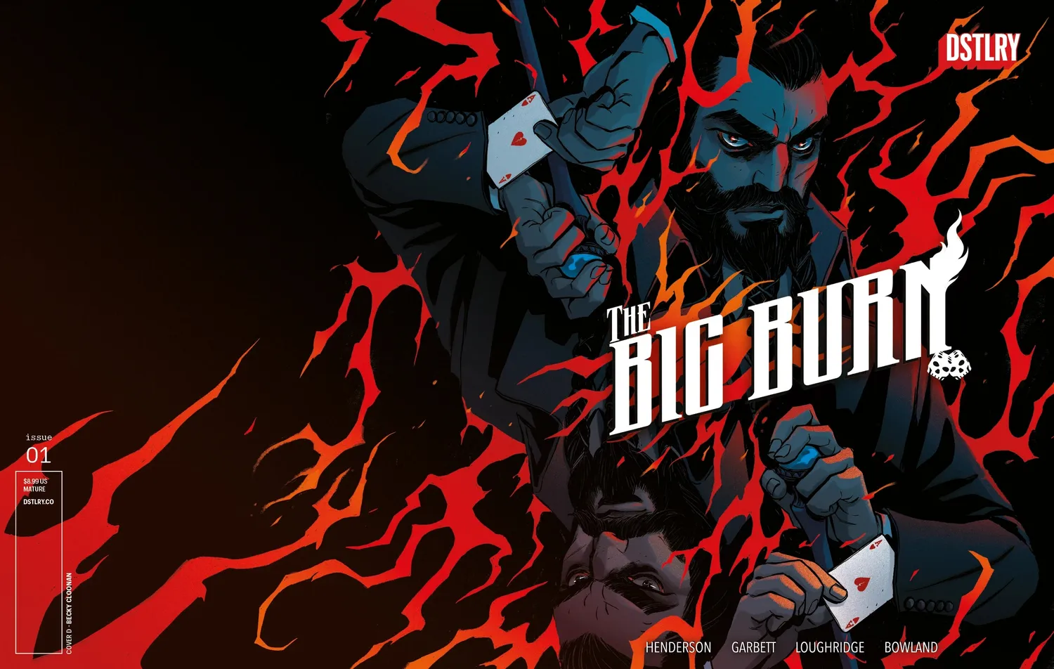 DSTLRY The Big Burn 1 hefte Cover D Cloonan 1:25
