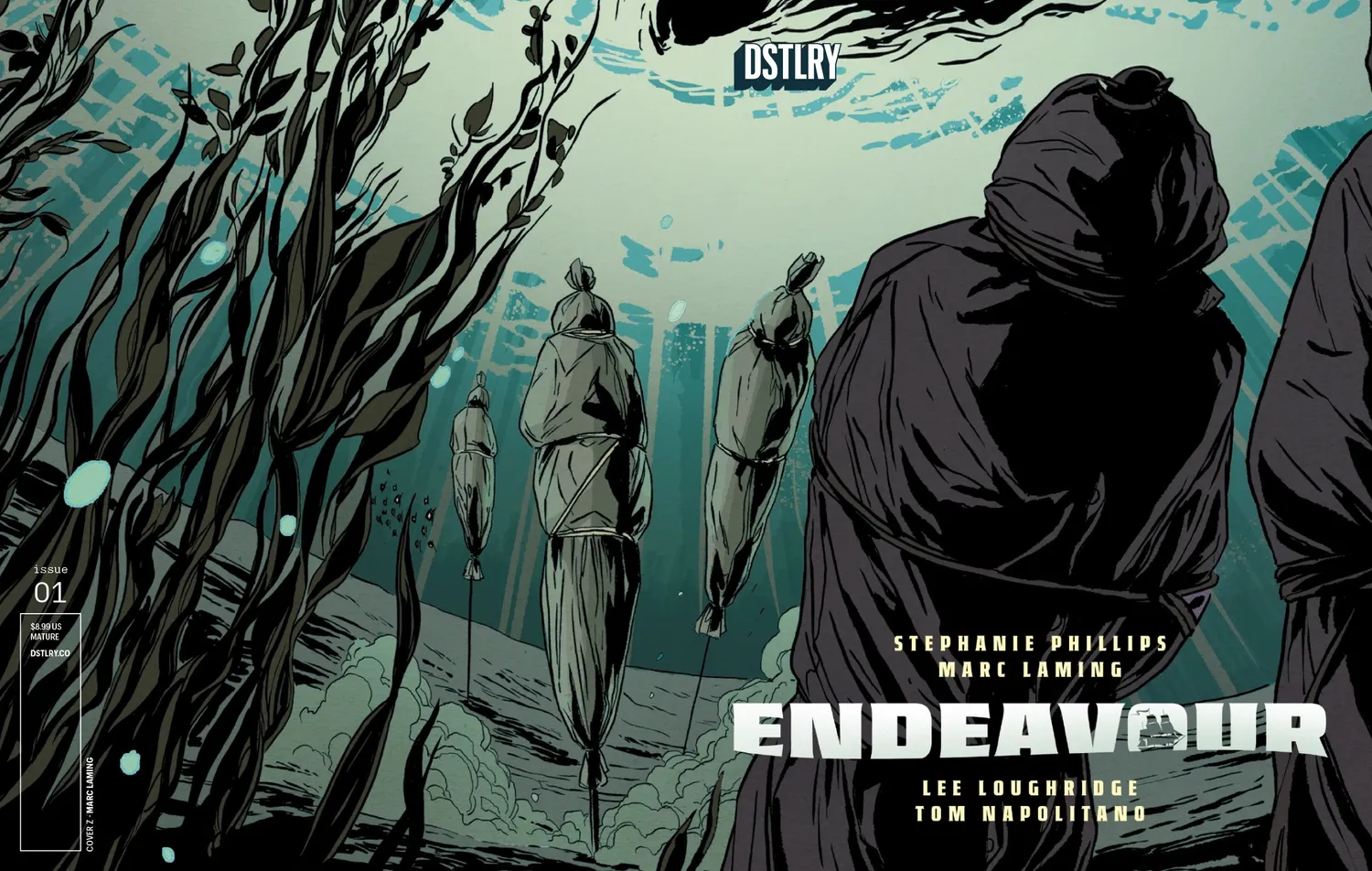 DSTLRY Endeavour 1 tegneserie Cover Z Laming digital