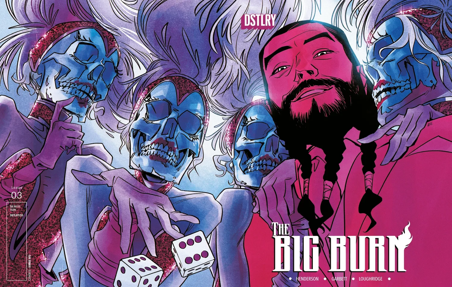 DSTLRY The Big Burn 3 tegneseriehefte Cover D Wu