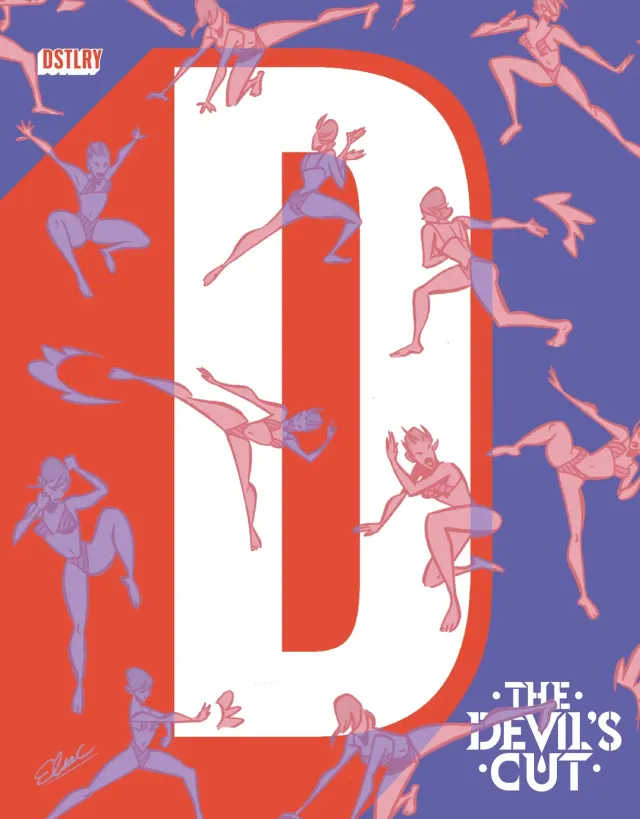 DSTLRY The Devil's Cut Cover N Charretier hefte variant antologi