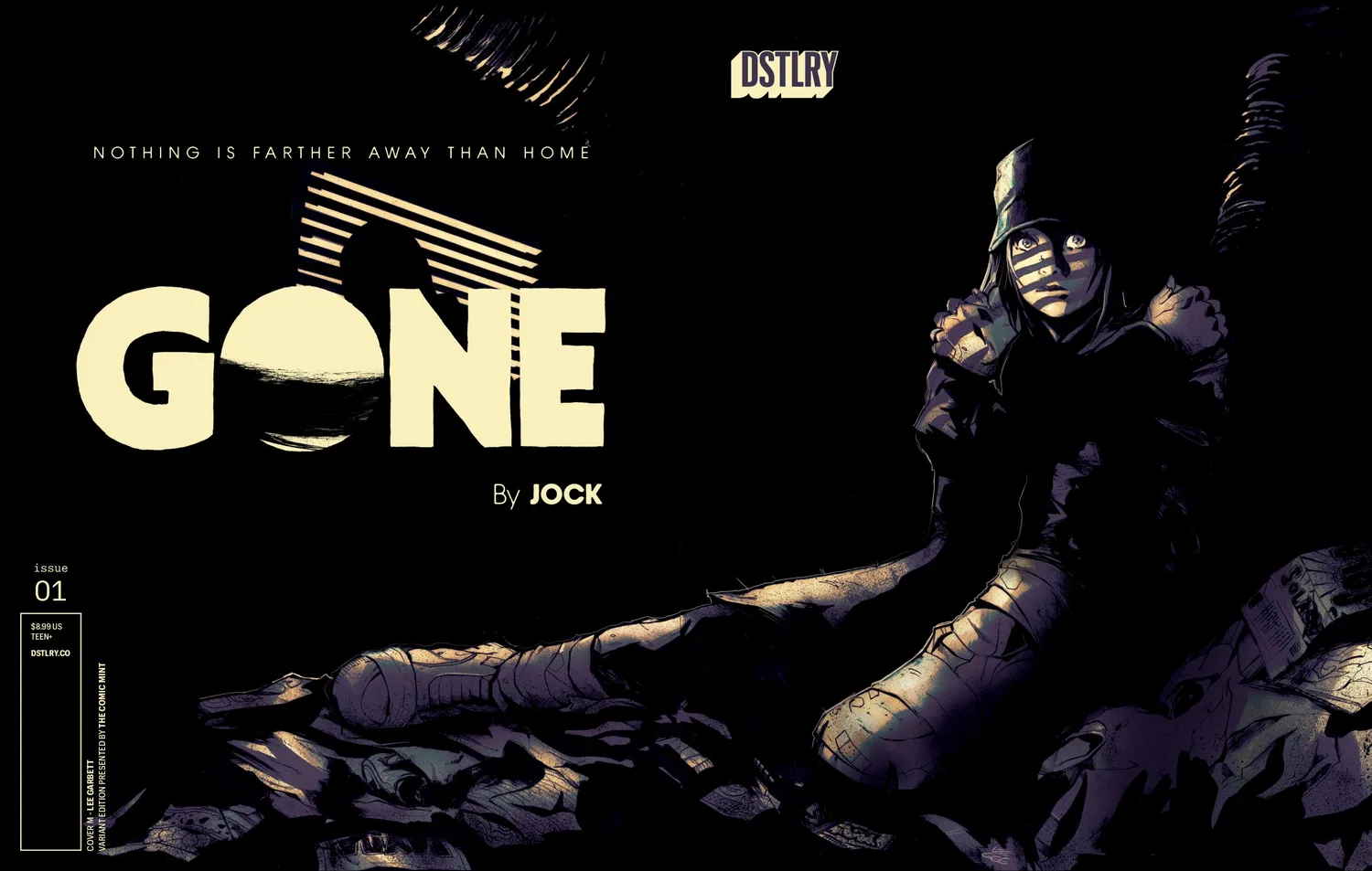 DSTLRY Gone 1 hefte Cover M Garbett eksklusiv