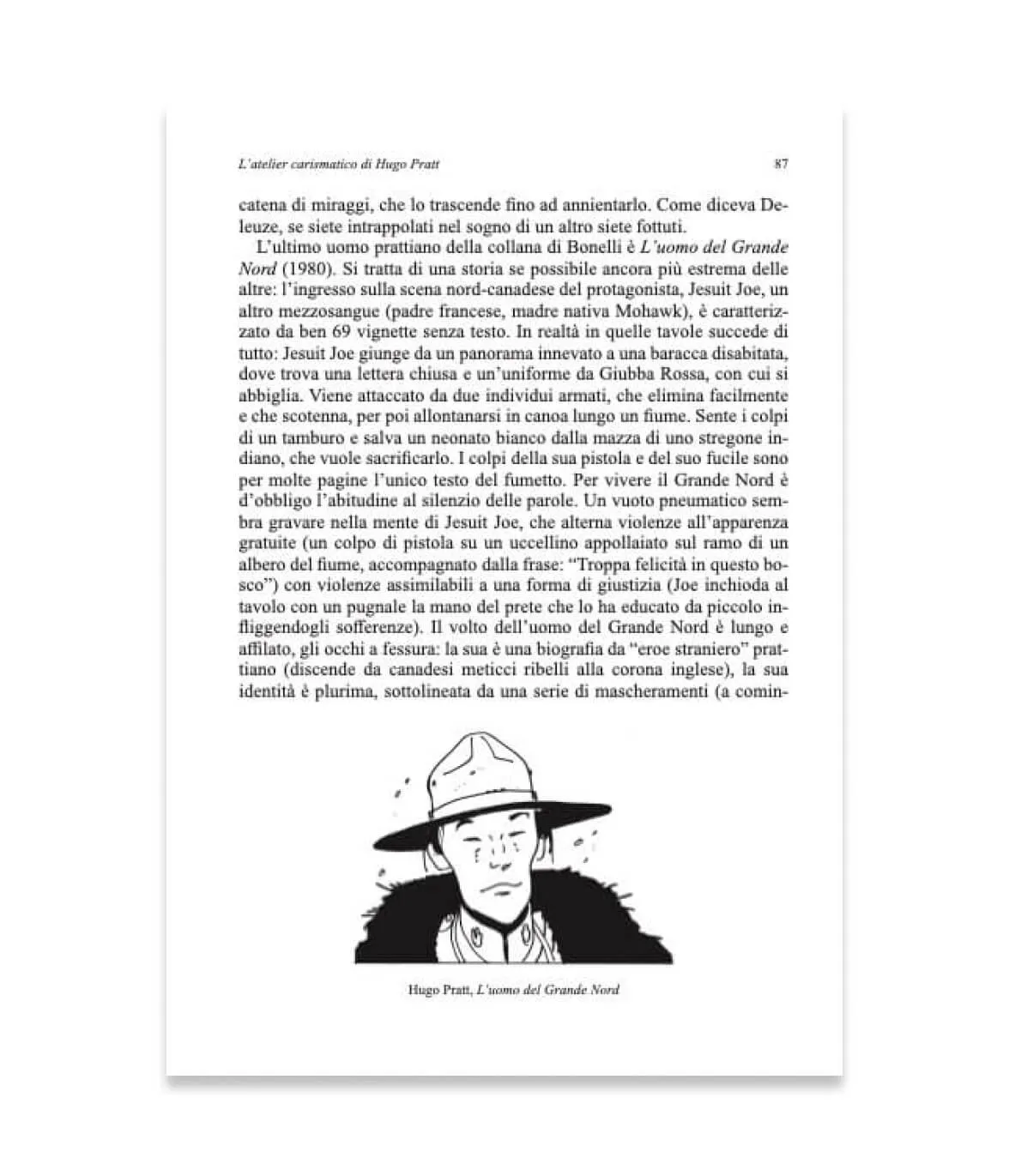 Hugo Pratt La poetica dello straniero bok hefte italiensk utgave