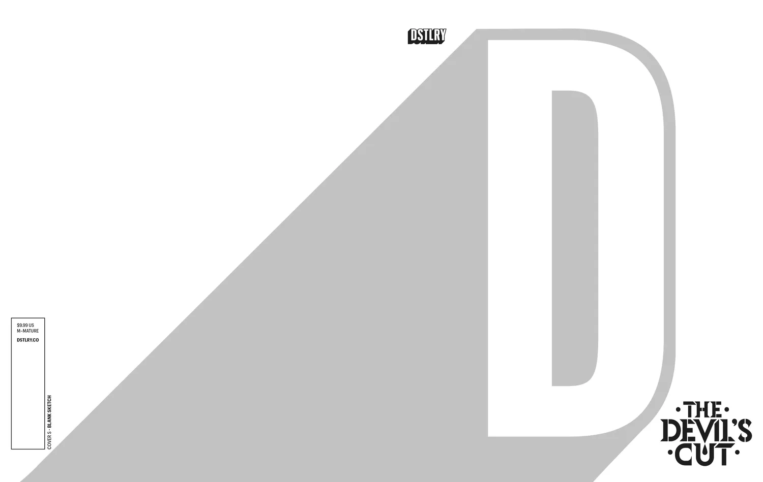 DSTLRY Devil's Cut digital tegneserie Sketch-cover antologi
