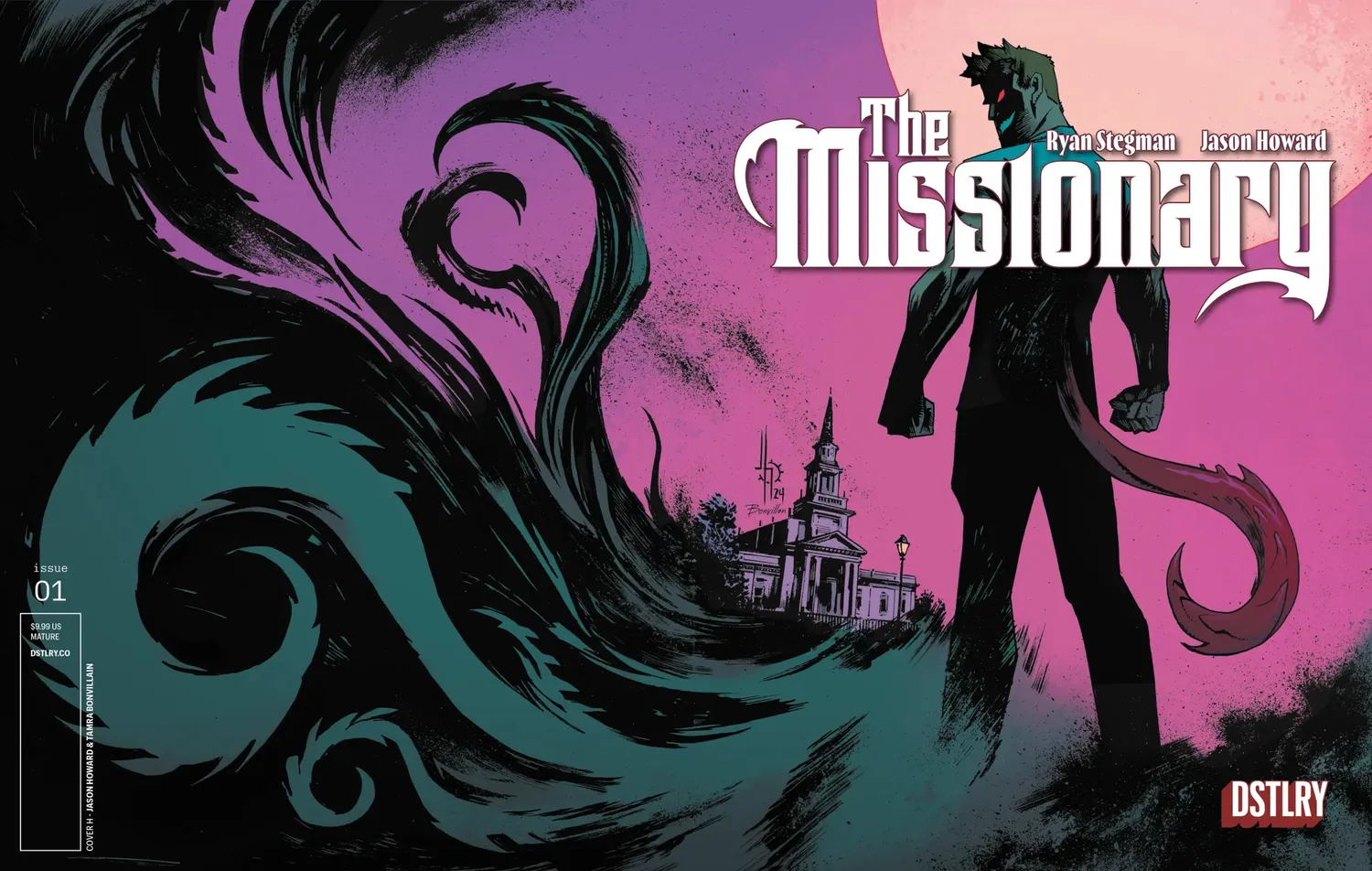 DSTLRY The Missionary #1 Cover H tegneserie Red Label NSFW