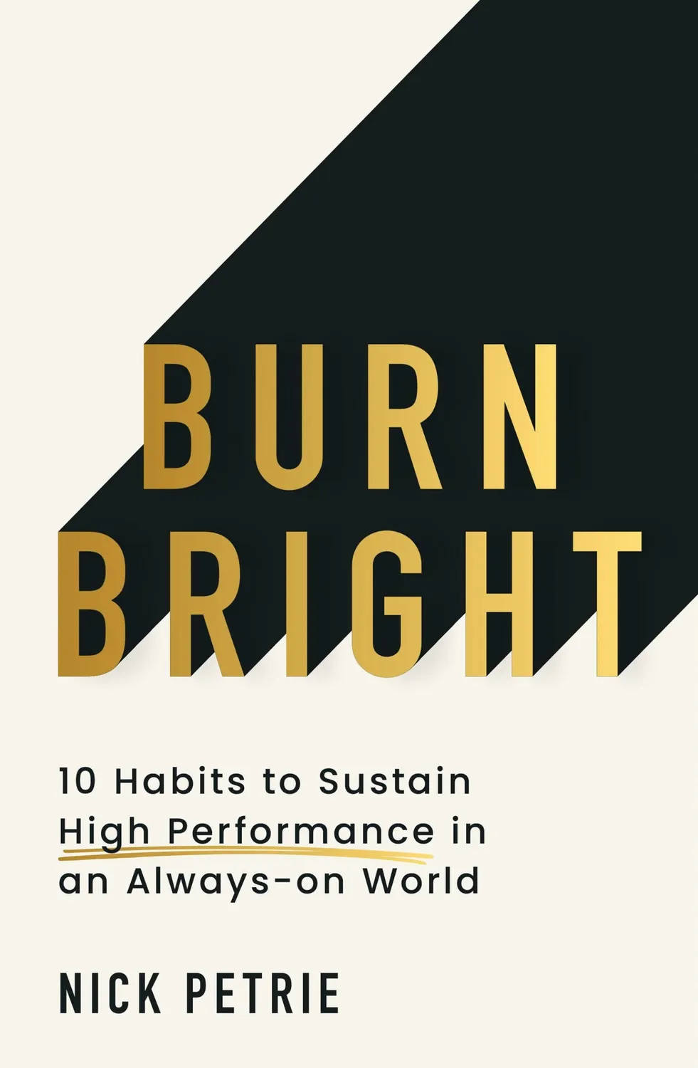Wingbearer Saga Burn Bright: 10 Habits pocketbok paperback stressmestring