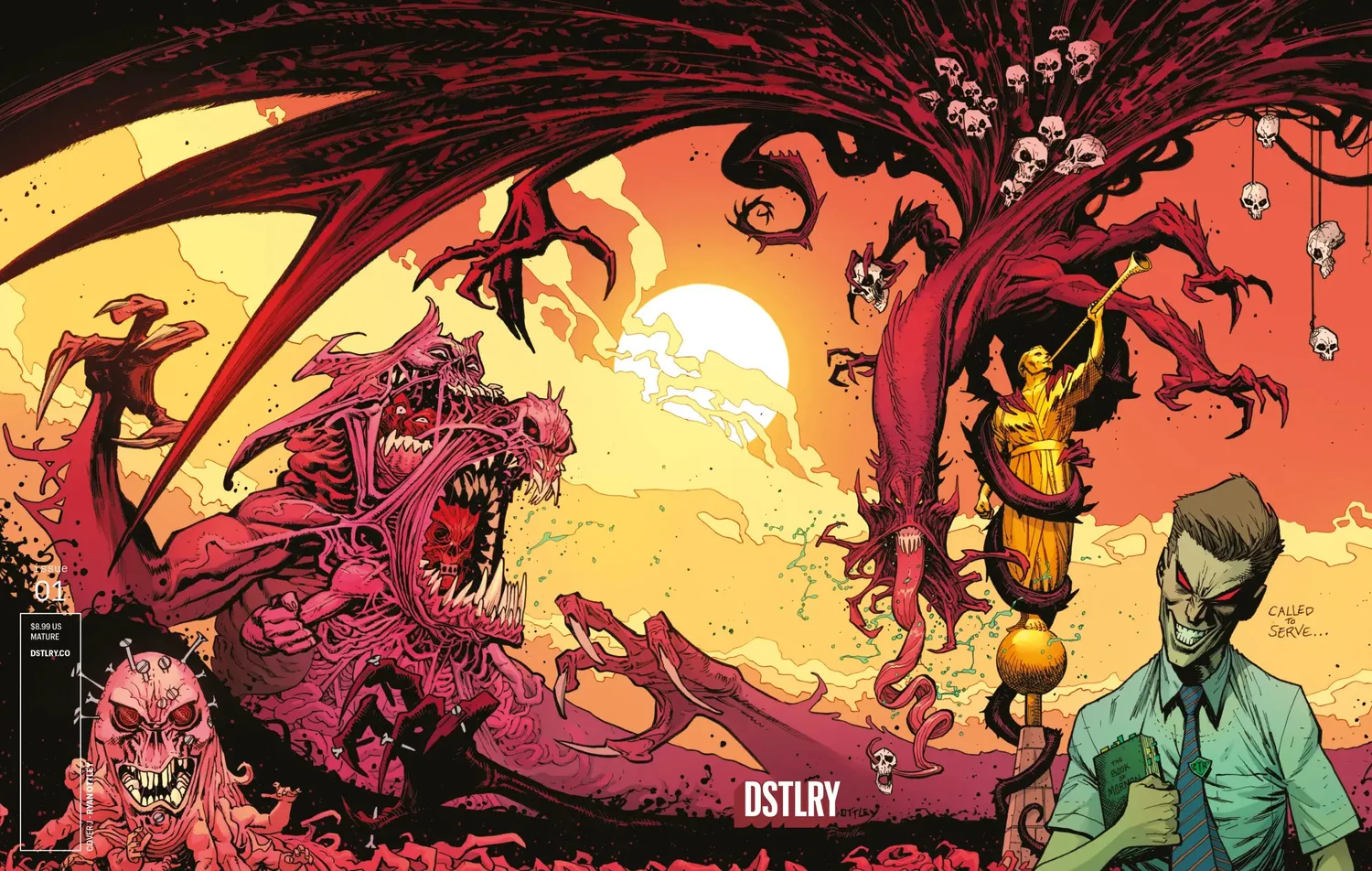 DSTLRY The Missionary #1 hefte Cover J horror