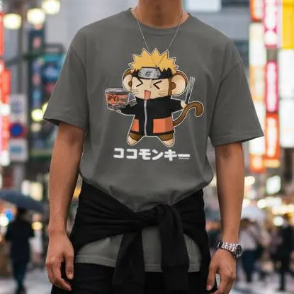 TokyoToys Coruto unisex t-skjorte svart S bomull