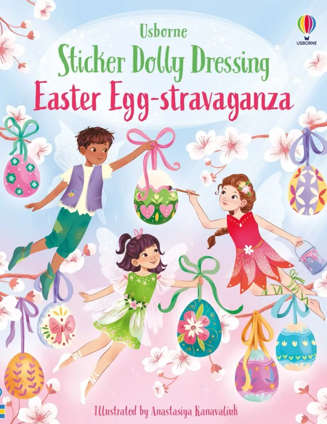Wingbearer Saga Sticker Dolly Dressing Easter Egg-Stravaganza klistremerkebok paperback