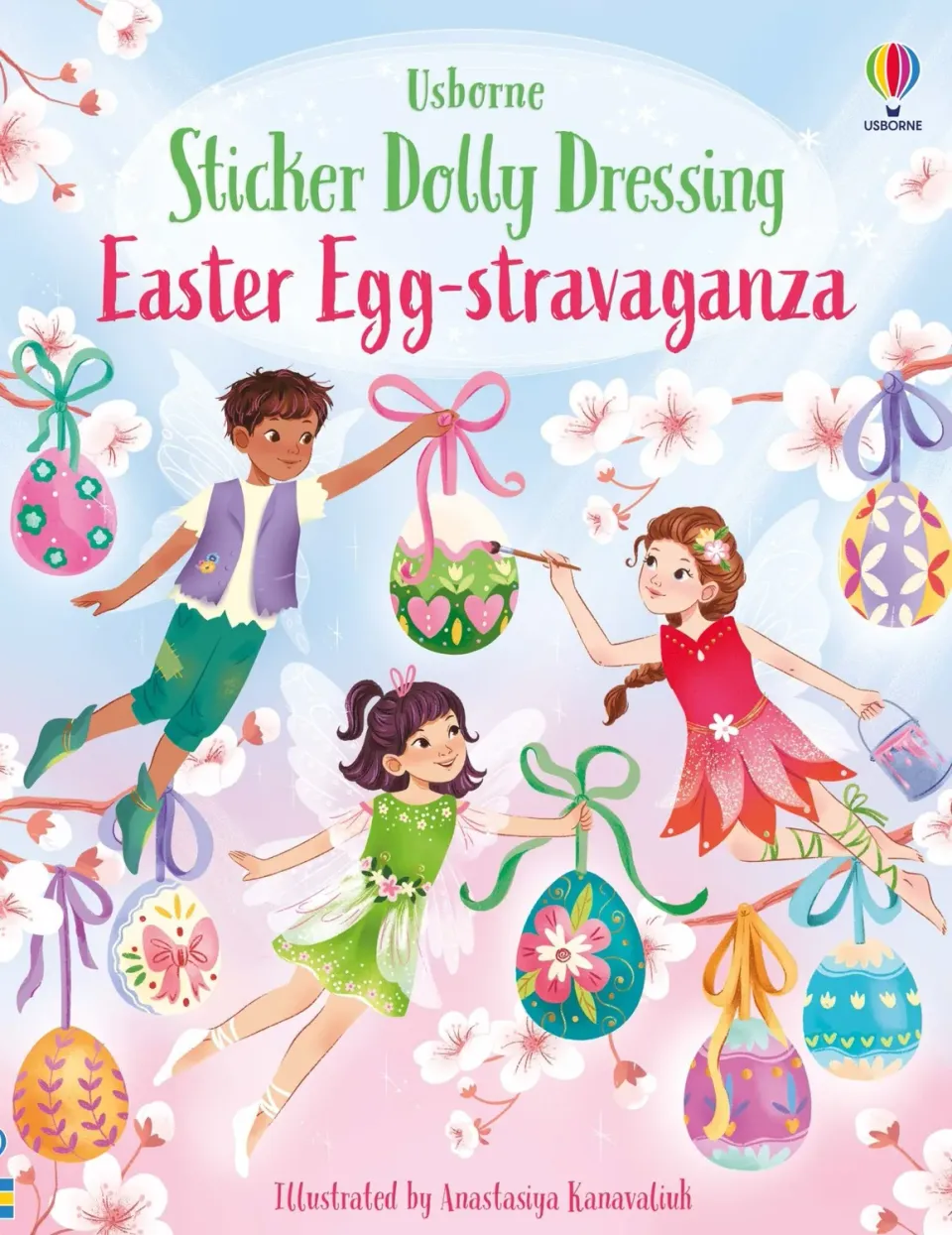 Wingbearer Saga Sticker Dolly Dressing Easter Egg-Stravaganza klistremerkebok paperback