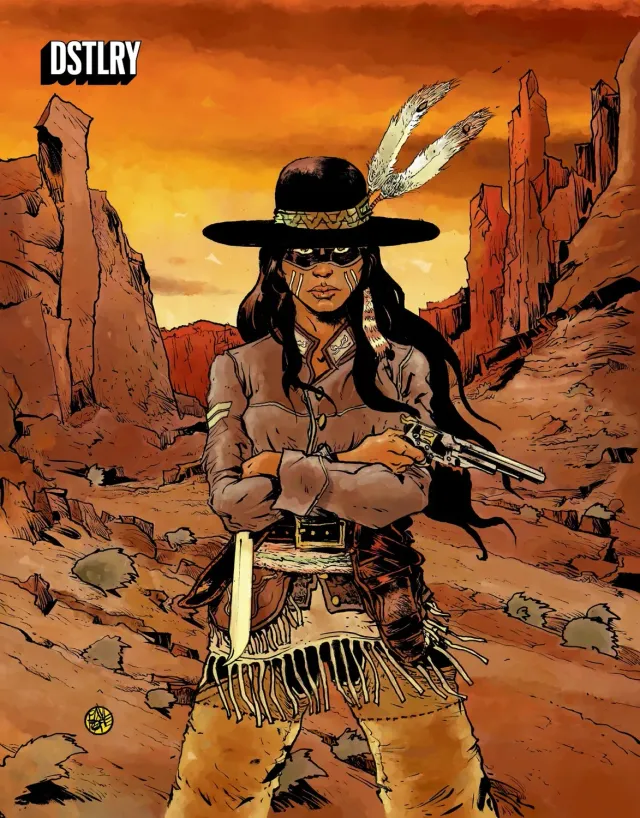 DSTLRY The Blood Brothers Mother #4 hefte Cover F Pope western