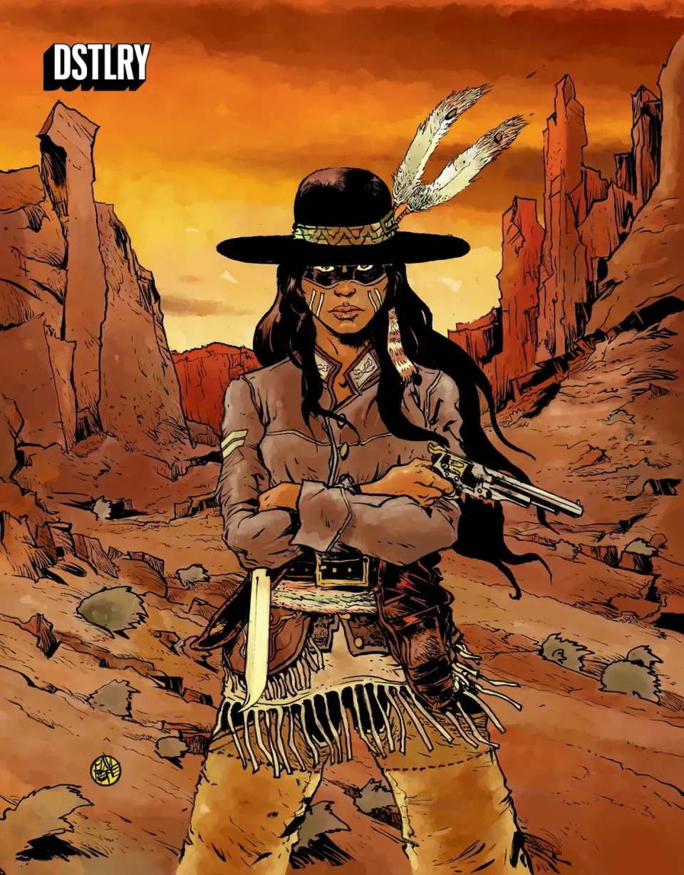 DSTLRY The Blood Brothers Mother #4 hefte Cover F Pope western