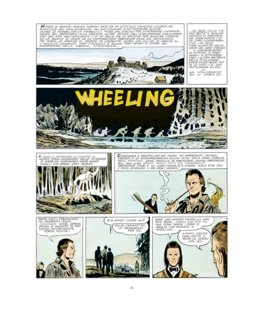 Hugo Pratt Wheeling tegneserie album 2023-utgave