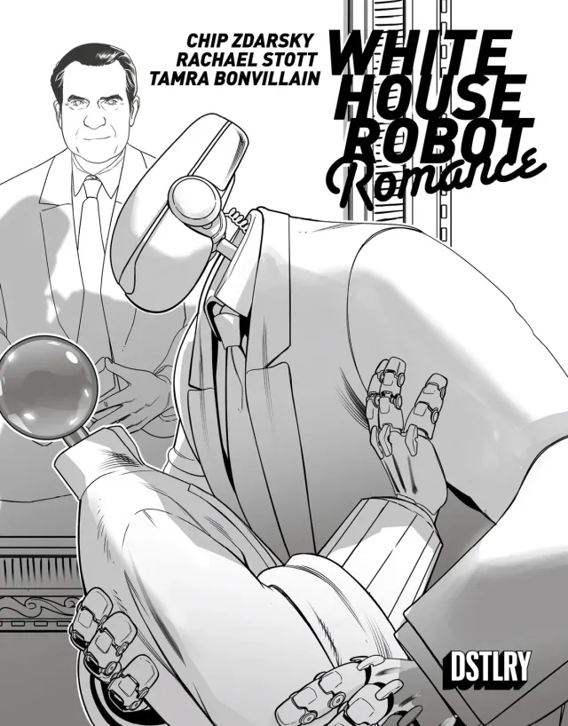 DSTLRY White House Robot Romance 1 Cover G Stott tegneseriehefte