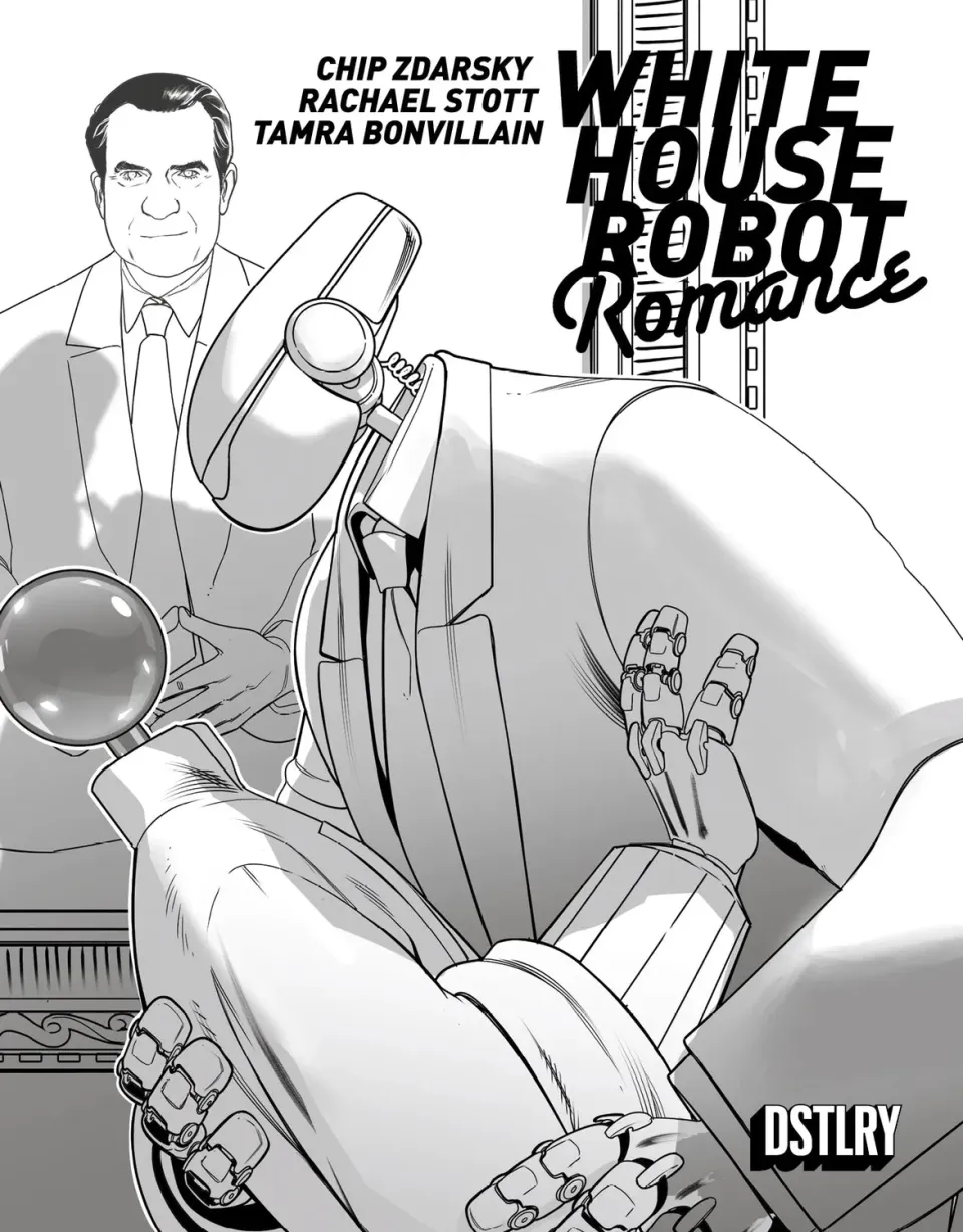DSTLRY White House Robot Romance 1 Cover G Stott tegneseriehefte