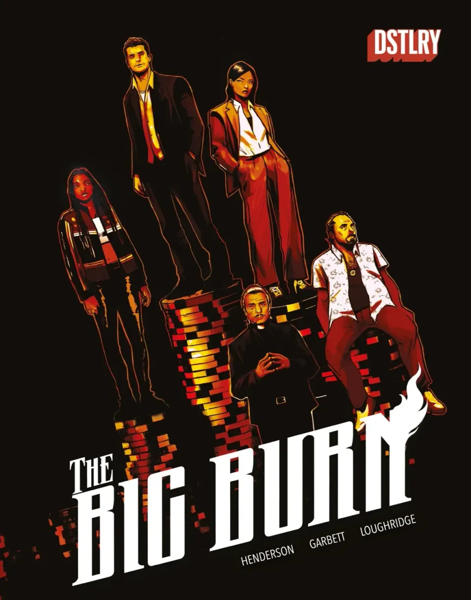 DSTLRY The Big Burn #3 Cover A Garbett hefte avslutning