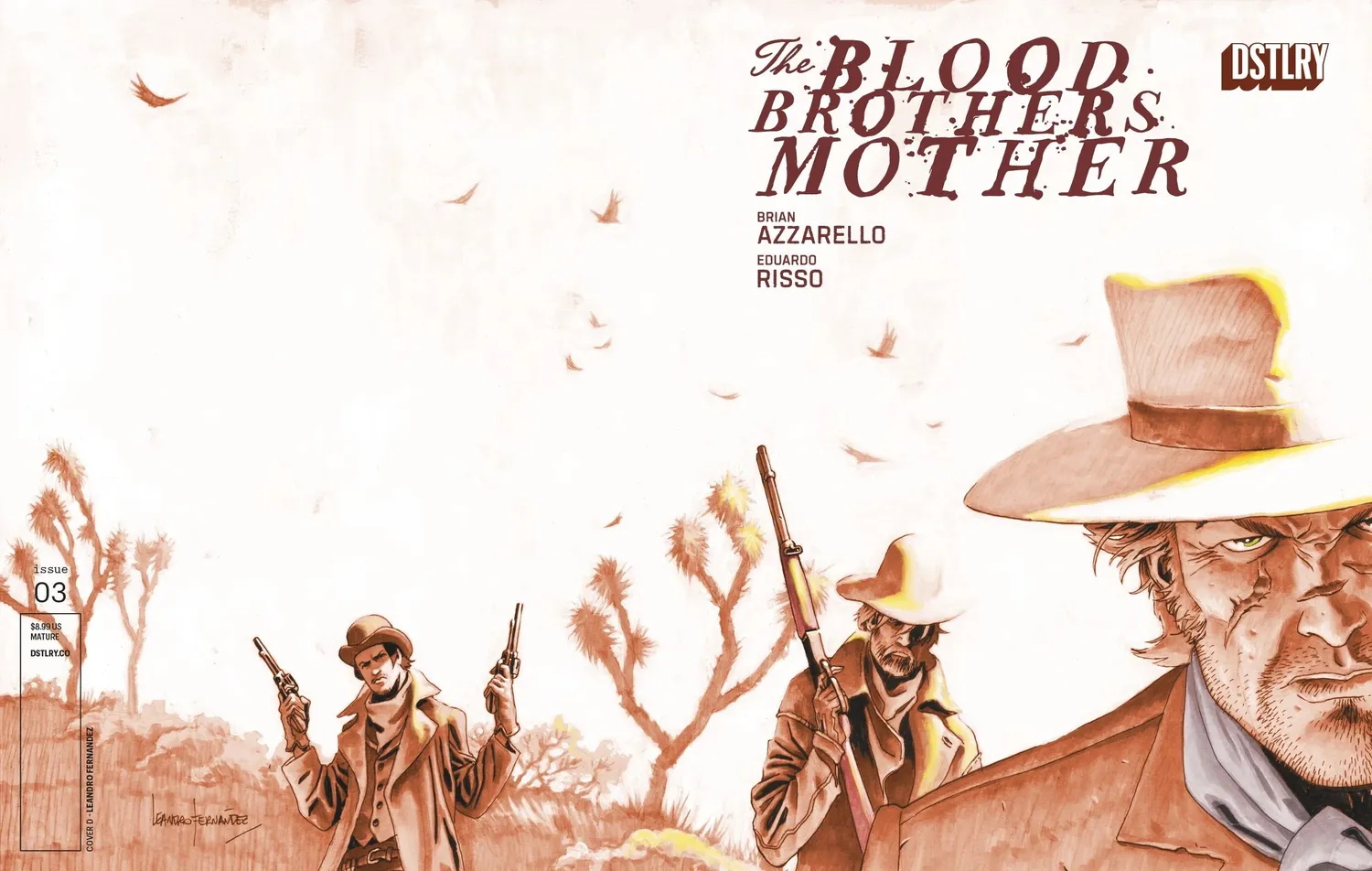 DSTLRY The Blood Brothers Mother 3 hefte Fernandez 1:25 variant Western