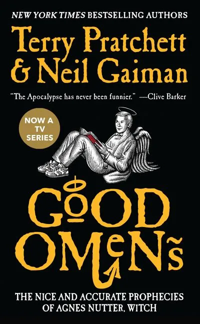 Wingbearer Saga Good Omens fantasybok innbundet humor
