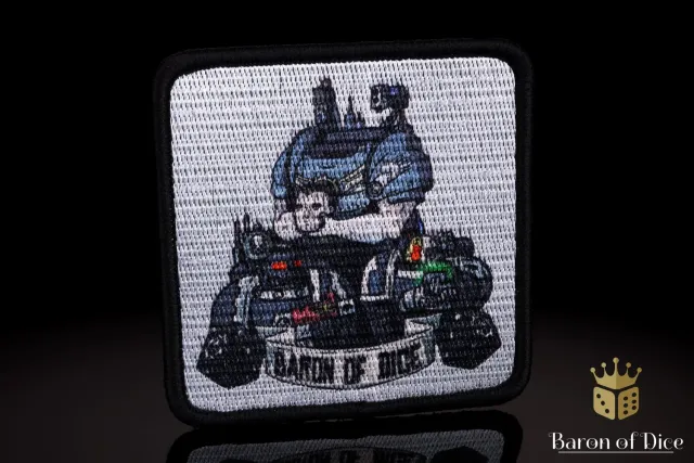 Baron of Dice Man & Machine patch borrelås 76 mm