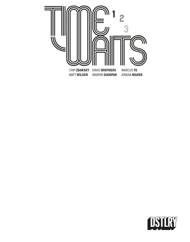 DSTLRY Time Waits 1 hefte Cover G Sketch sci-fi