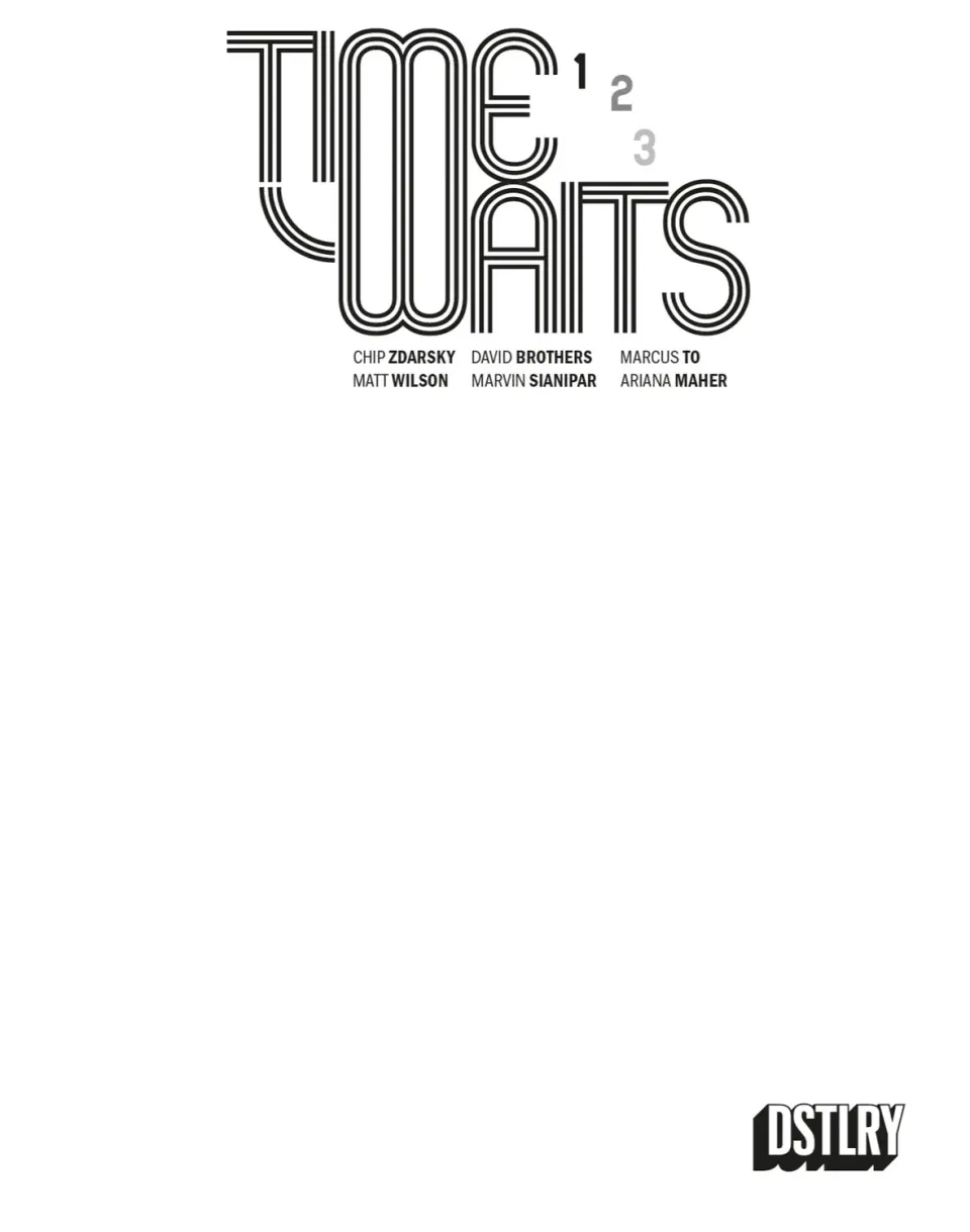 DSTLRY Time Waits 1 hefte Cover G Sketch sci-fi