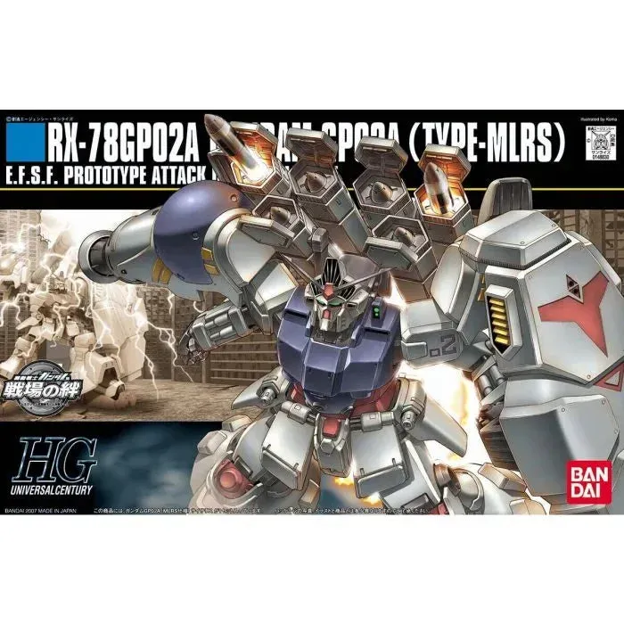BANDAI HG Gundam GP02A Type-MLRS modellsett 1/144