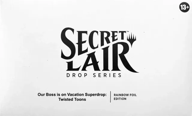 Magic Secret Lair Twisted Toons samlekort rainbow foil uåpnet